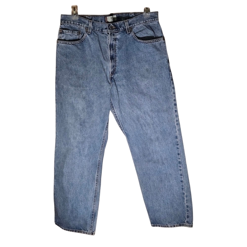 Levi's Men's 505 Regular Fit Jean In Medium Stonewash Color 5 pocket 38W x 30L